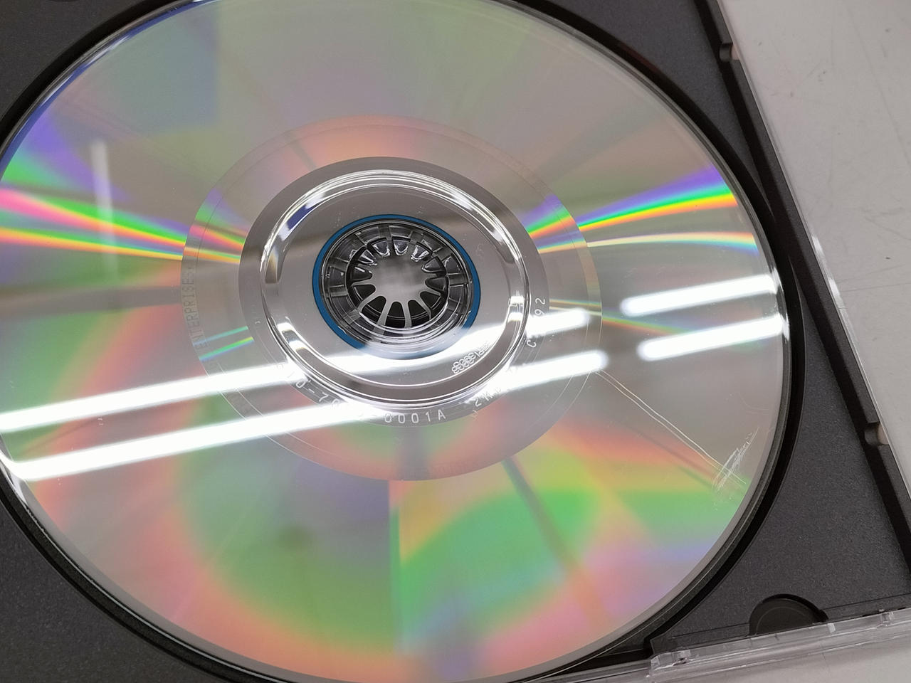 ディスクに傷あり