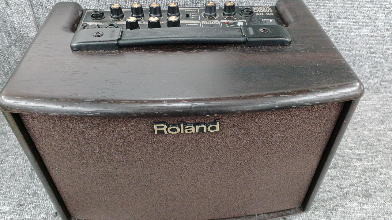 Roland AC-33 アコースティックギターアンプ　ACアダプター　外箱付 Roland AC-33 アコースティックギターアンプ - メルカリ