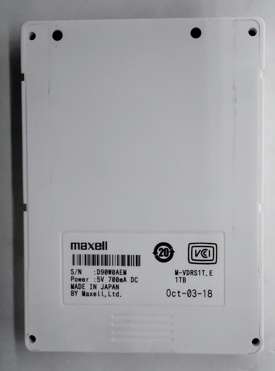 【 新品未使用】maxell製1TB外付けHDD MAXELL|カセットHDD/1.0TB|【ハードオフ公式通販】オフモール