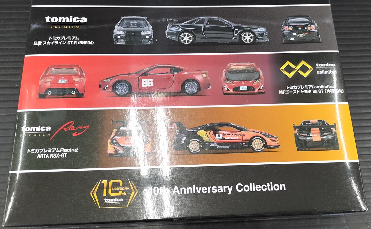 TAKARA TOMY 10th Anniversary MiniCars 4台 TAKARA TOMY 10th Anniversary MiniCars 4台 TAKARA TOMY 10th