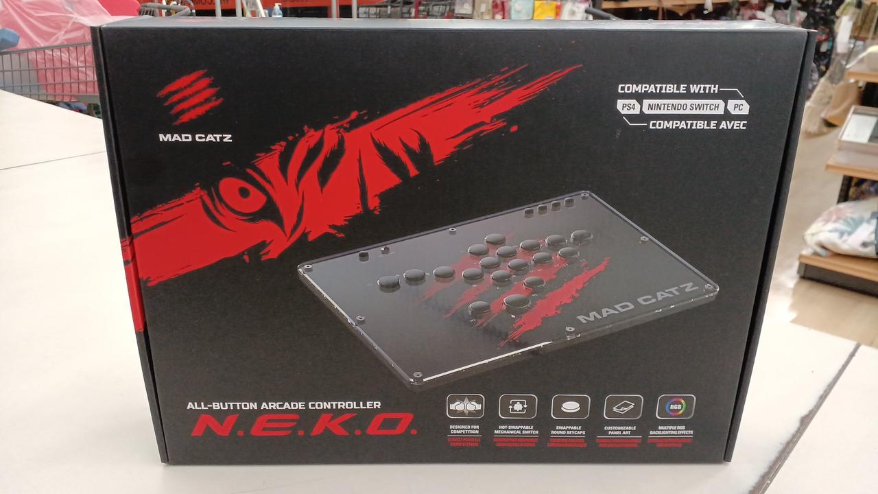 MAD CATZ N.E.K.O. アーケードコントローラー レバーレス MAD CATZ