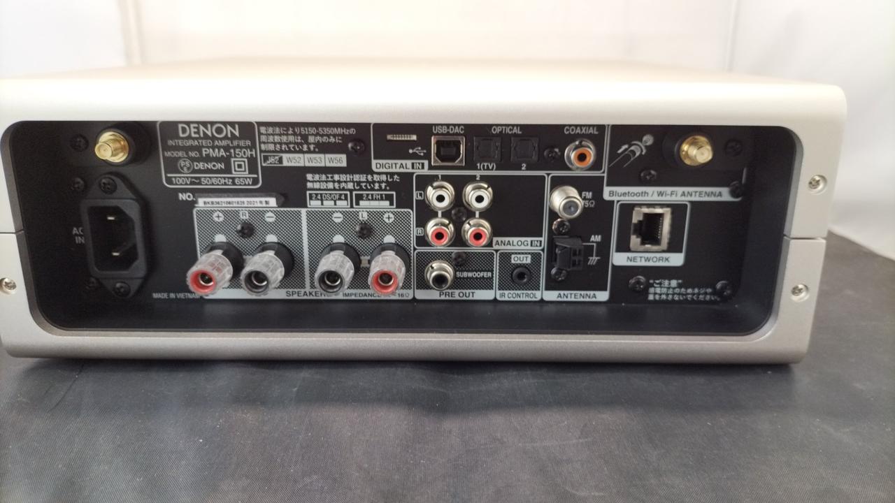 DENON PMA-150H ネットワークレシーバー 美品 最新世代DDFA搭載でBTL構成！ デノンの小型ネットワーク