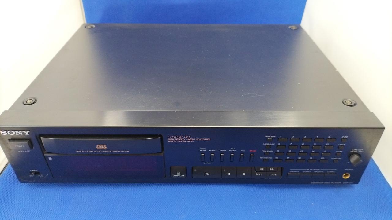 ★SONY CDP-M59 CDプレーヤー。￥24,800動作良好　キズ多い。 CDP-M59 SONY - 中古オーディオ 高価買取・販売 ハイファイ堂 その他