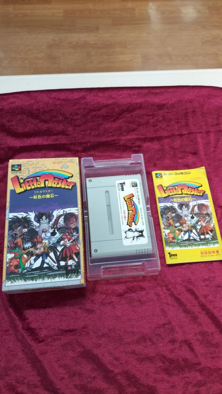リトルマスター虹色の魔石 p706p5g 中古】SFC リトルマスター虹色の魔石＊スーパーファミコンソフト