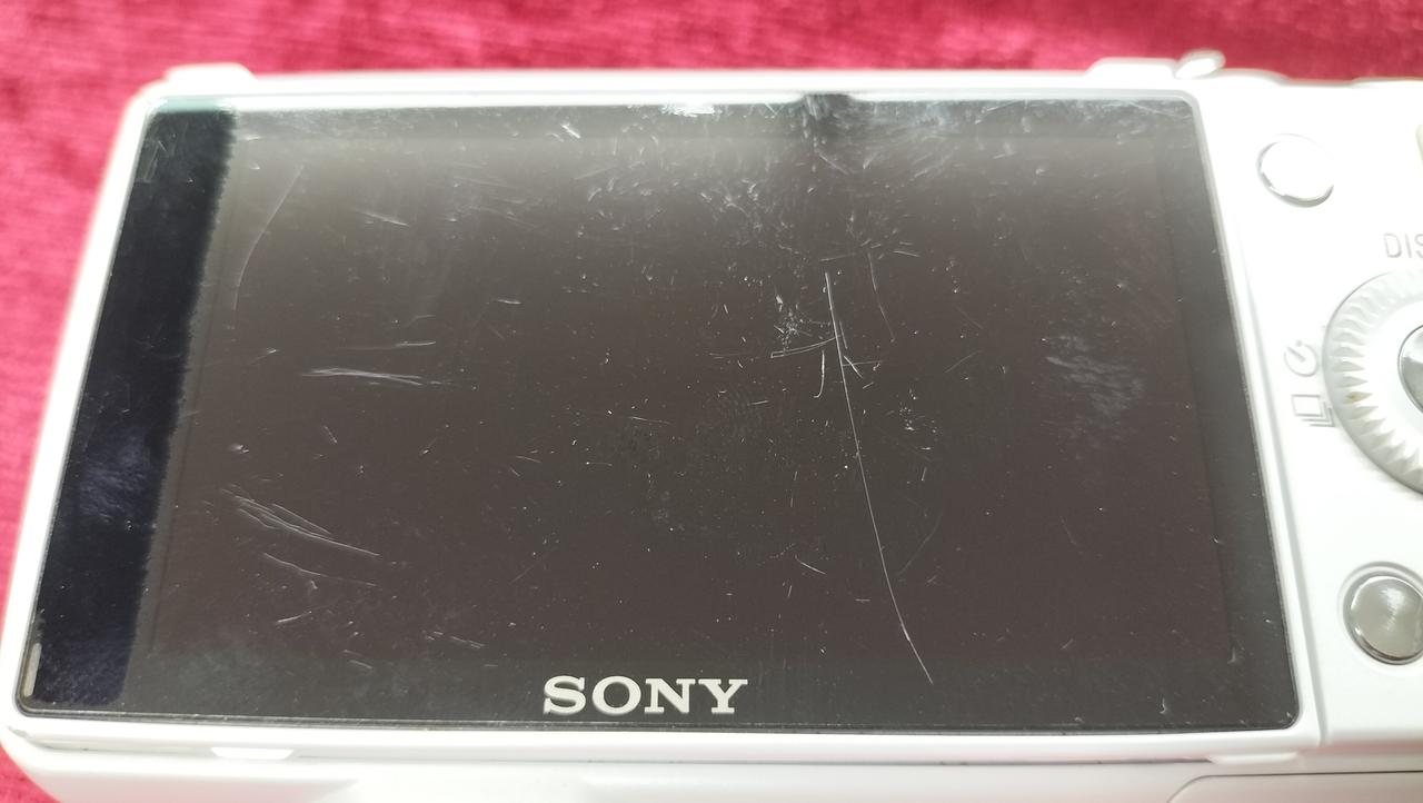 液晶コーティング剥がれあり