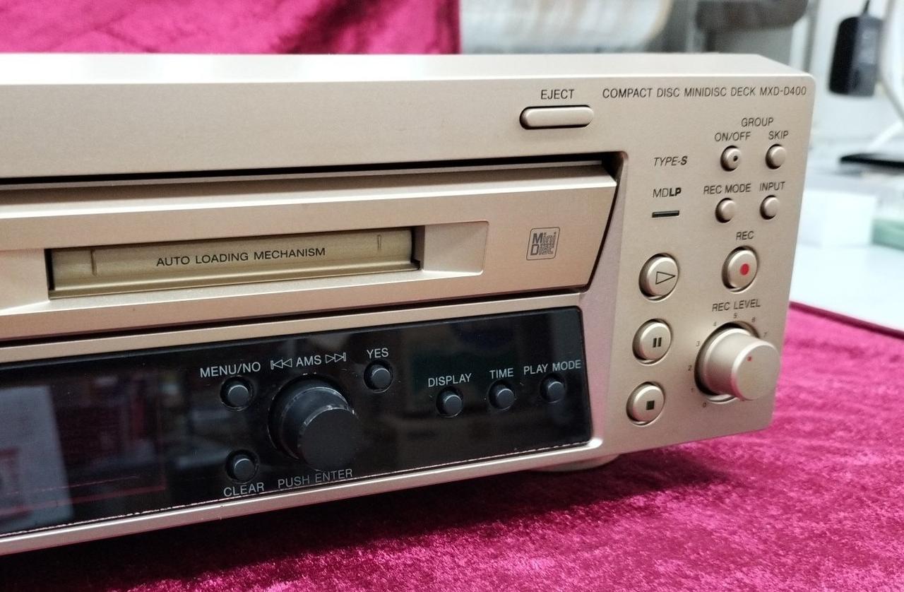 値下げ。CDからMDへ４倍速でダビング、SONY　MXD-D3　新品MD付き Yahoo!オークション -「sony mxd-d3 cd／mdデッキ」の落札相場