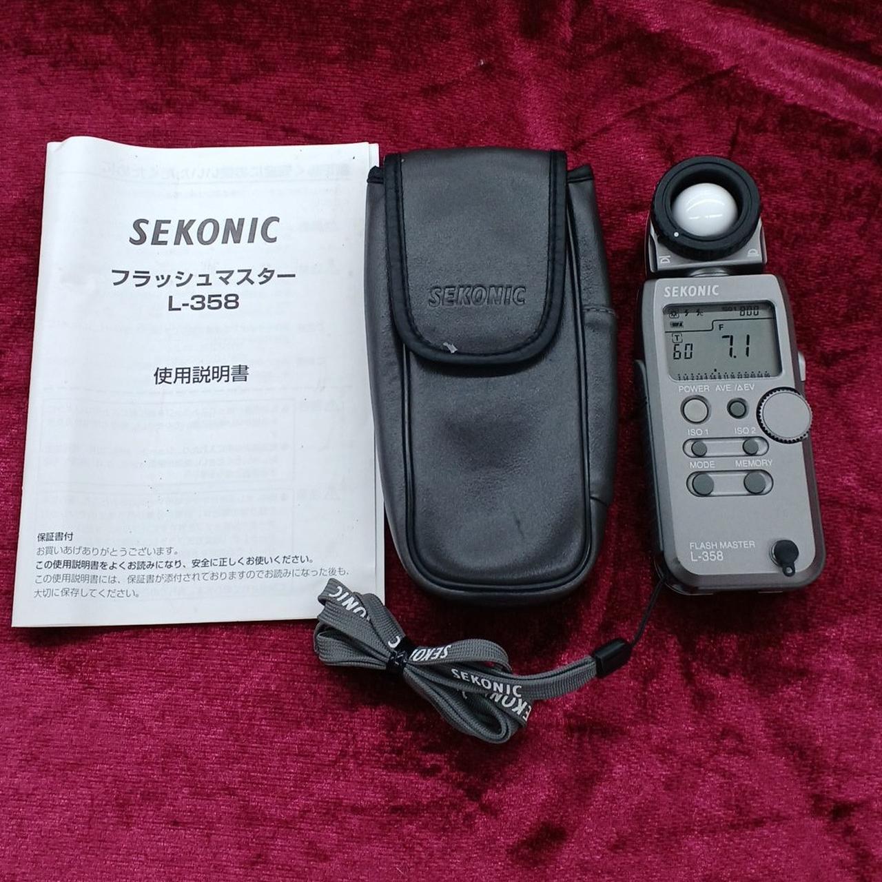 SEKONIC L-358 露出計 ケース付き】 SEKONIC セコニック L-358 SEKONIC L-358 露出計 ケース付き】 SEKONIC セコニック L-358