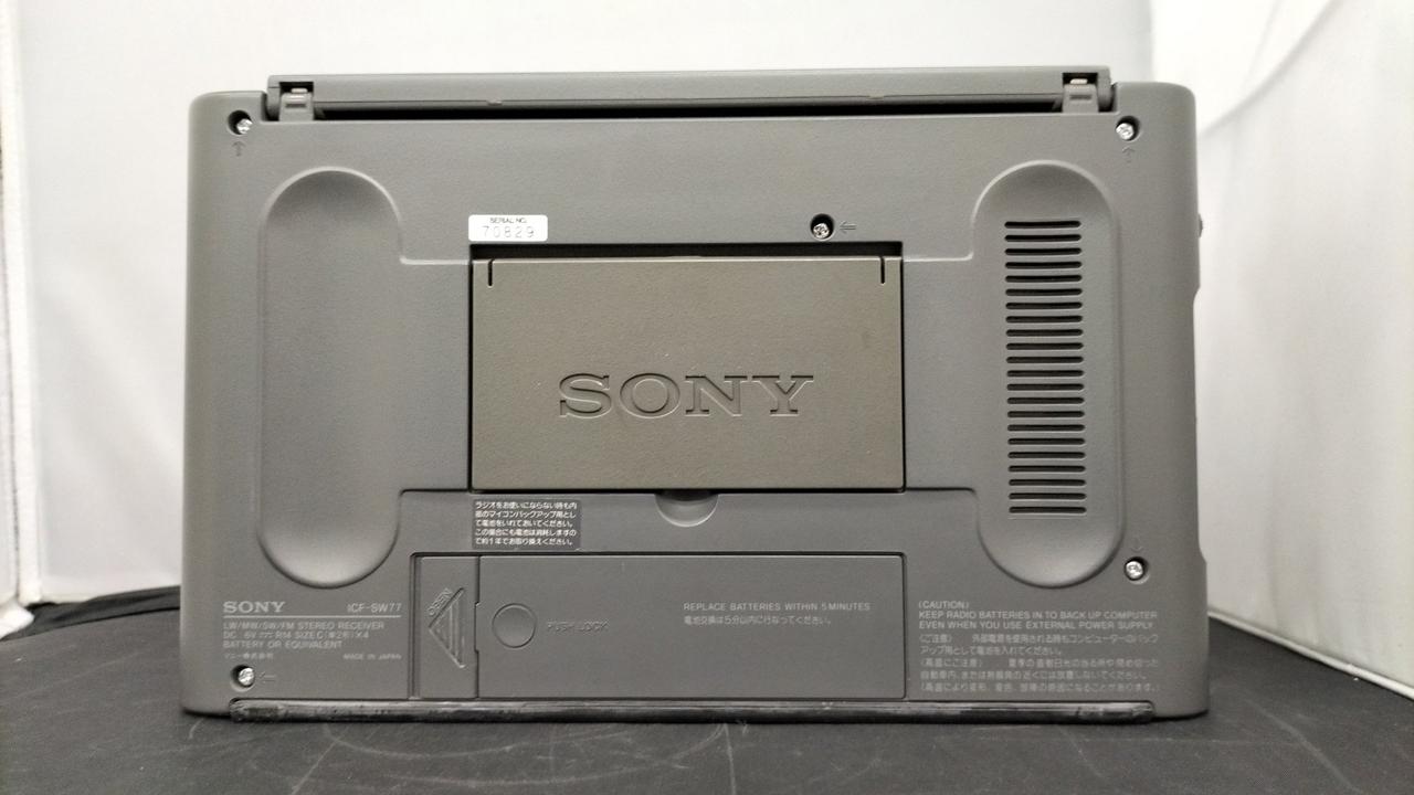 SONY ソニー ICF-SW77 ワールドバンドラジオ（BCLラジオ）（SONY