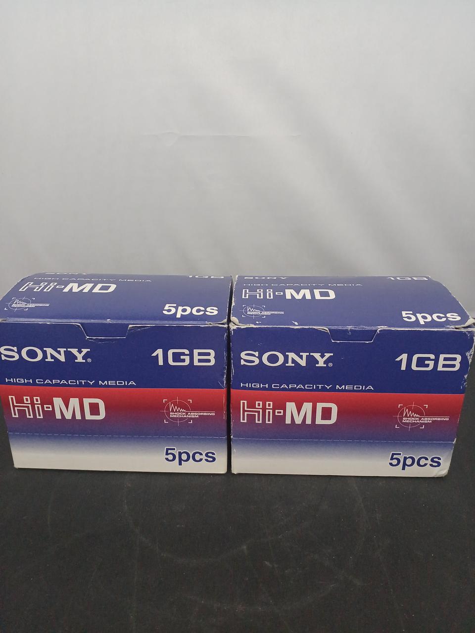 HMD1G　1G容量のMD未使用品3枚セット 新品SONY Hi-MD 1GB 3枚パック+1枚