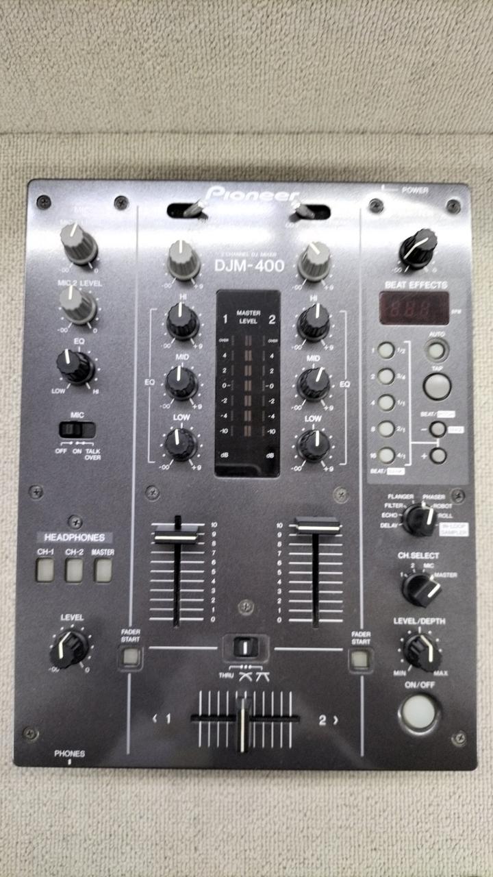ジャンク本体のみ　Pioneer DJM-400 DJミキサー ジャンク本体のみ Pioneer DJM-400 DJミキサー