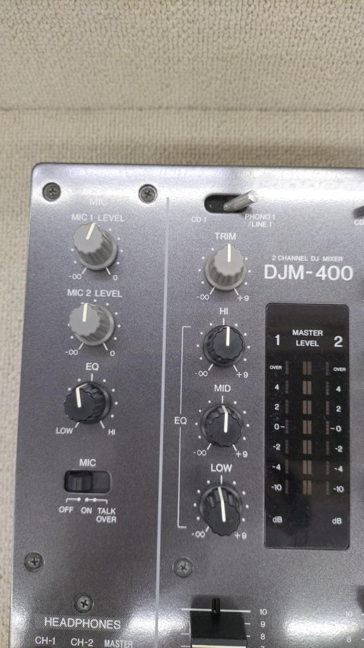 Pioneer DJM-400 2チャンネル DJミキサー PIONEER/DJミキサー/DJM-400 -DJ機材アナログレコード専門店