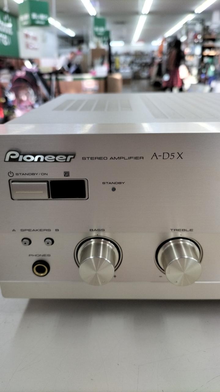 プリメインアンプ パイオニア A-D5X リモコン 説明書付き Pionner AMP