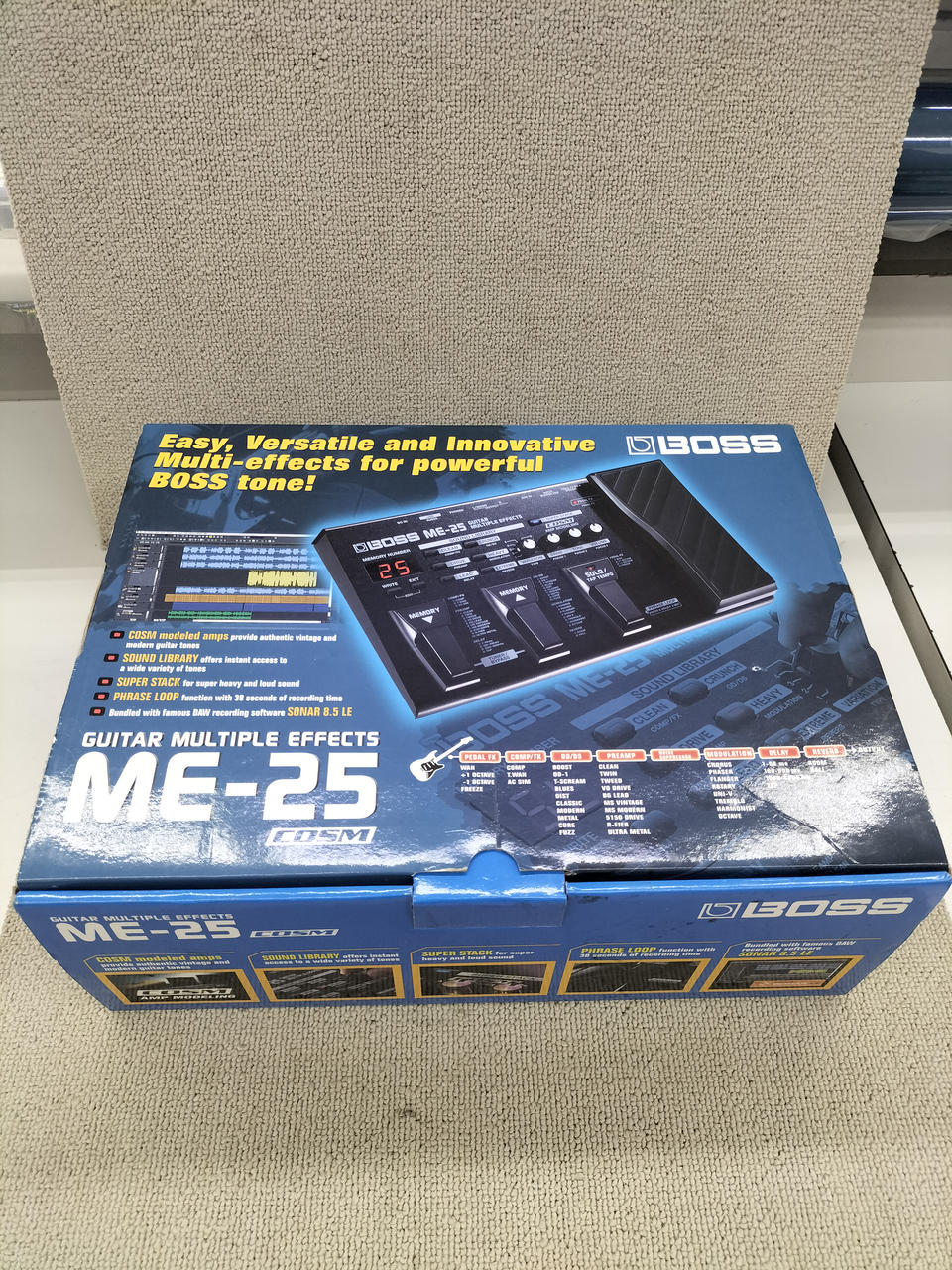 BOSS マルチエフェクター ME-25 BOSS ME－25 音だしレビュー！ マルチエフェクター初心者が挑戦