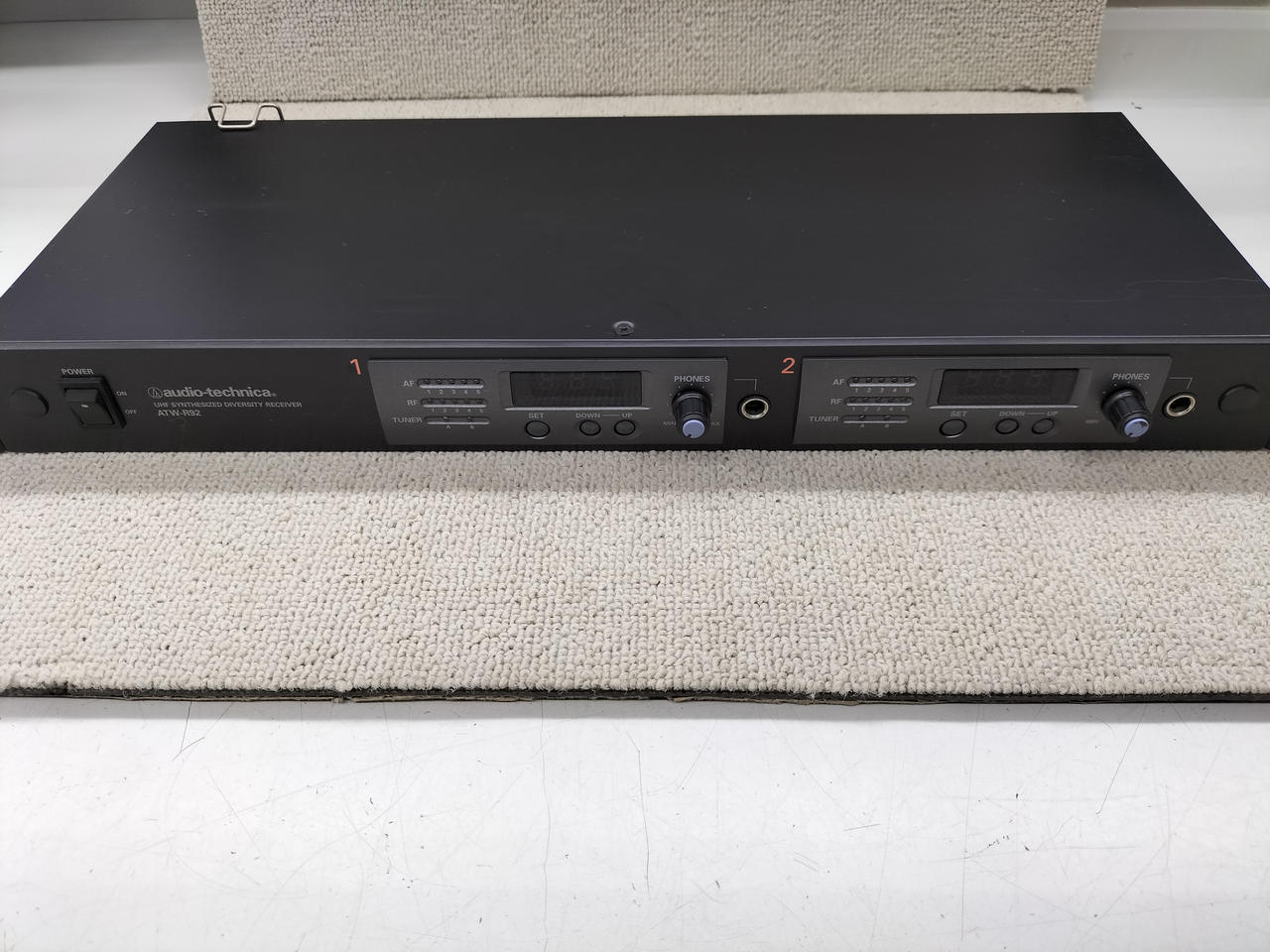 audio technica ATW-R920 ワイヤレスレシーバー ① ATW-R920｜ダイバーシティシンセサイザー 2chレシーバー