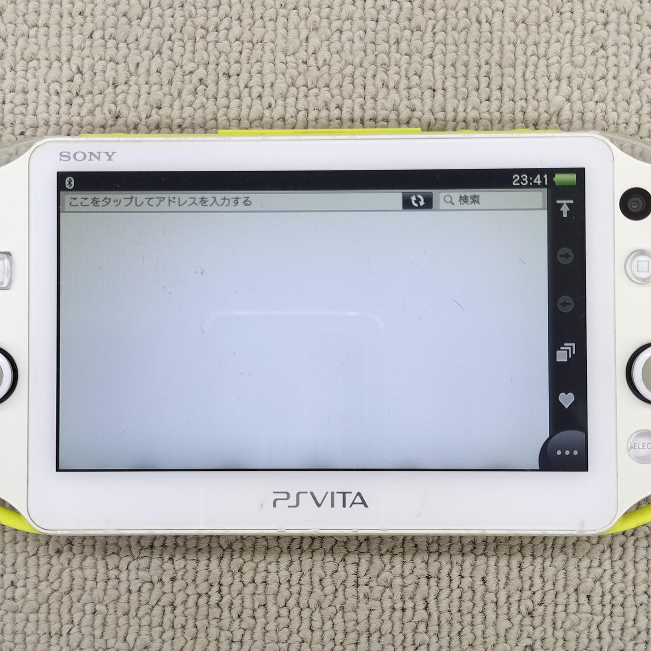 画面焼けあり。