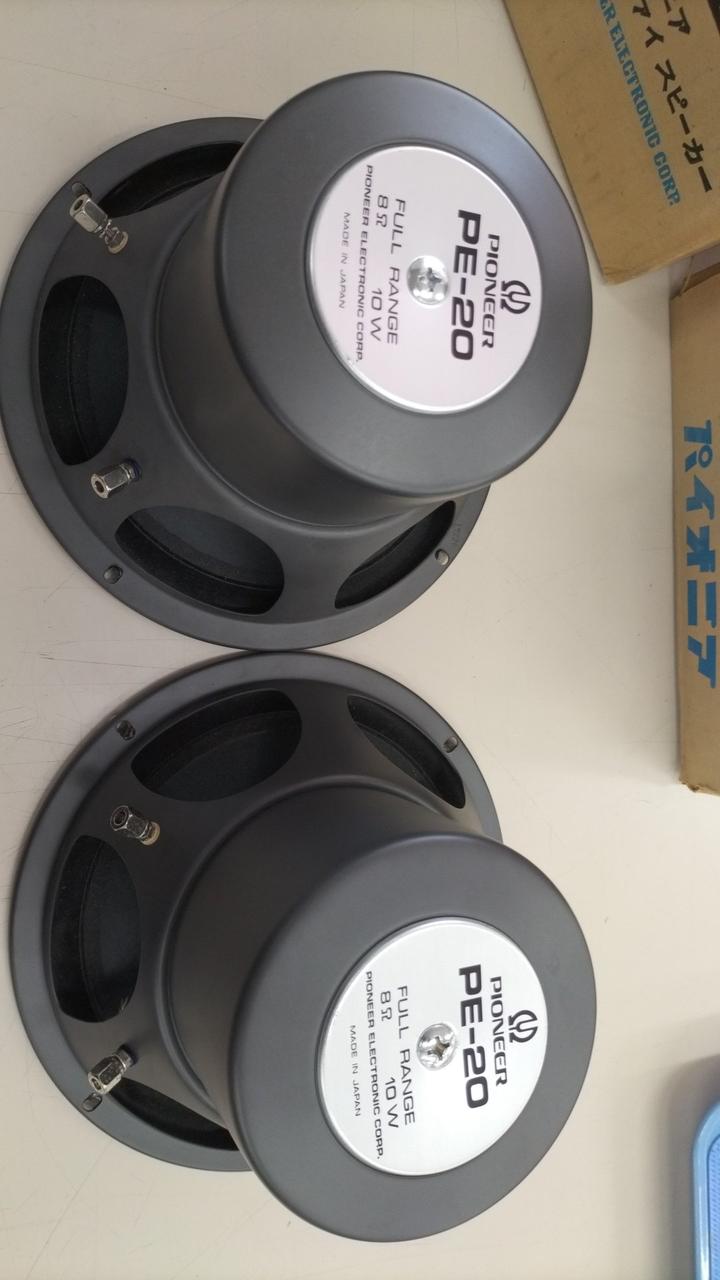 名機パイオニアＰＡＸ２０Ｈ　コアキシャル型フルレンジ2本 名機パイオニアPAX20H コアキシャル型フルレンジ2本
