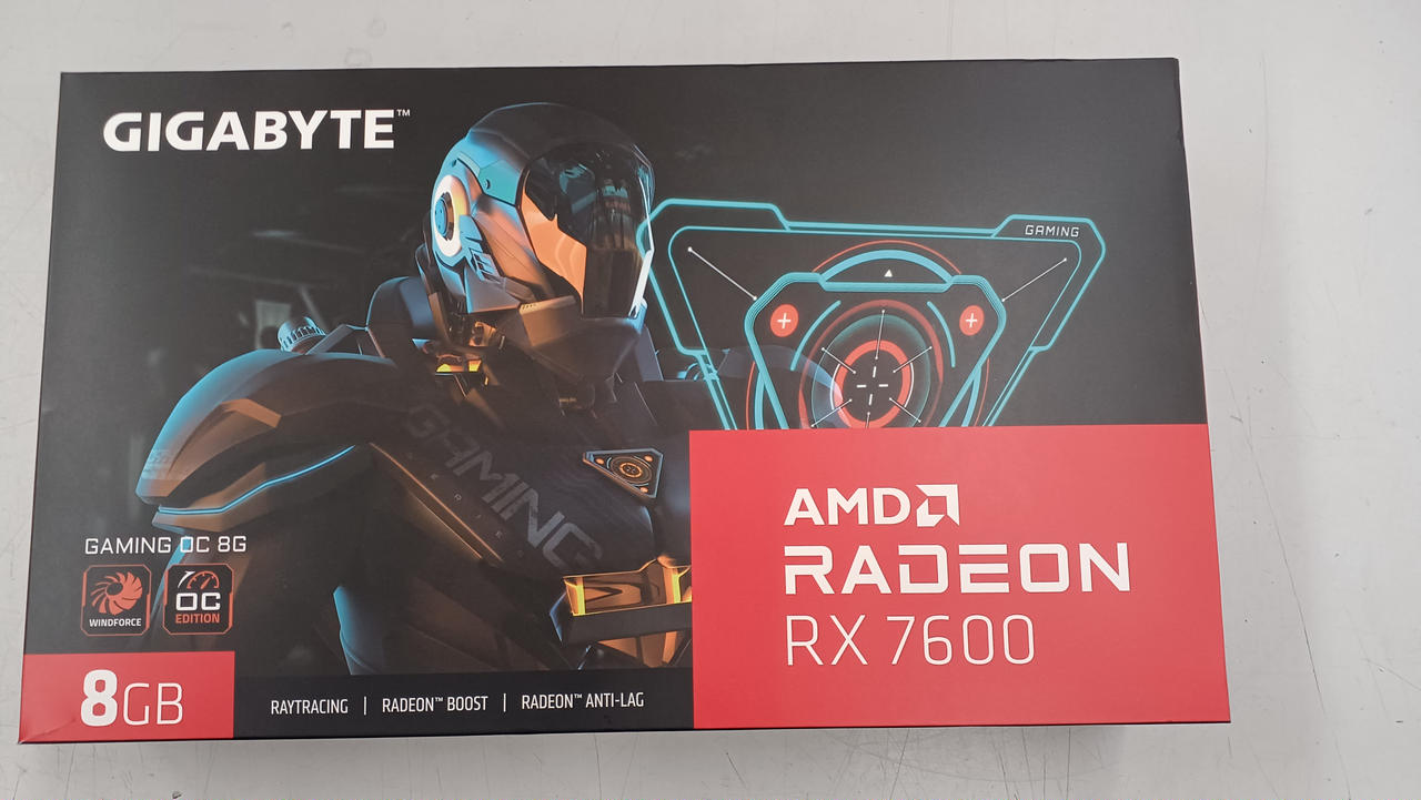 【ジャンク】GIGABYTE RX 7600 グラフィックボード Amazon | Gigabyte (ギガバイト) Radeon RX 7600 XT GAMING OC