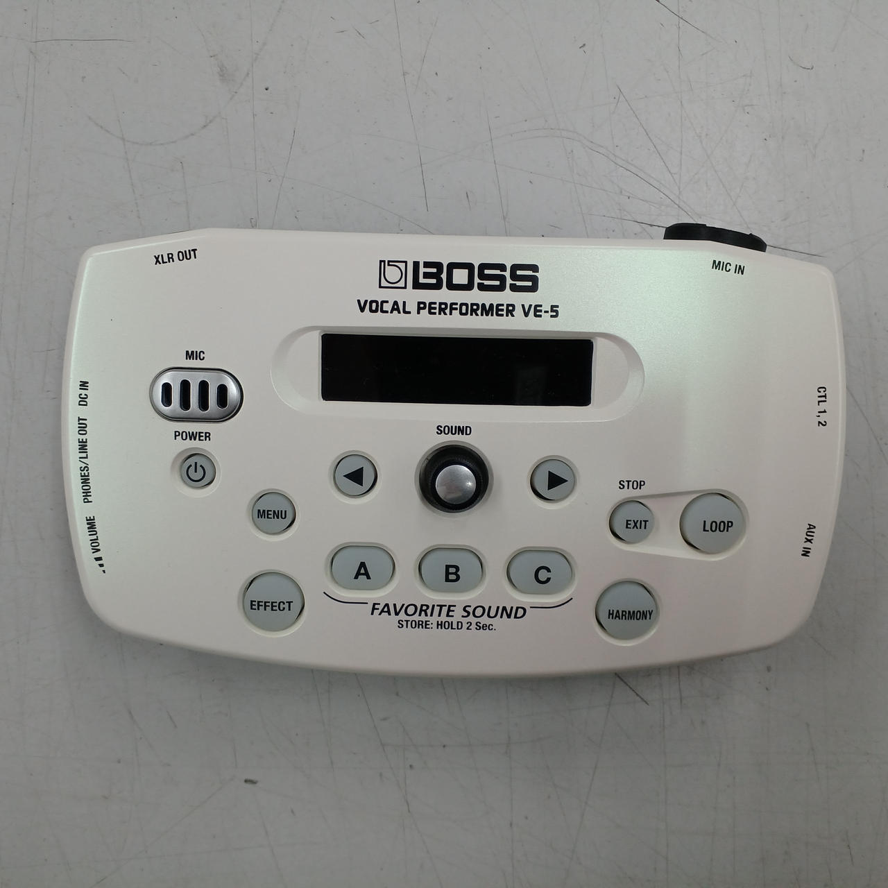 【美品】BOSS VE-5 ボーカルエフェクター　ホワイト Amazon.com: Boss VE-5 - White : Musical Instruments