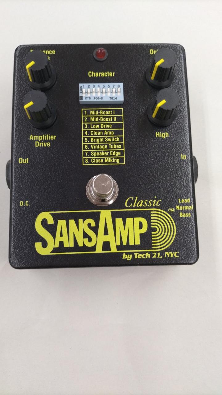 Tech 21 SansAmp Classic ギターエフェクター 定番のギター・ベースおすすめアンプシミュレーター