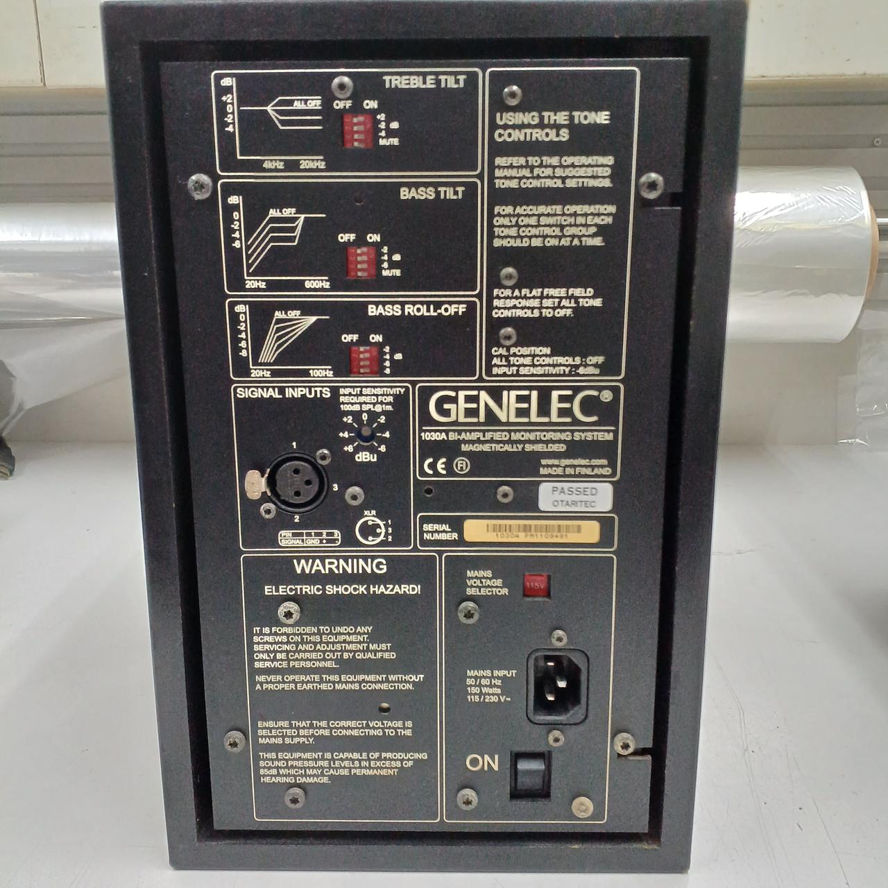 美品 GENELEC ジェネレック M040 モニタースピーカー スピーカー - ジェネレックジャパン