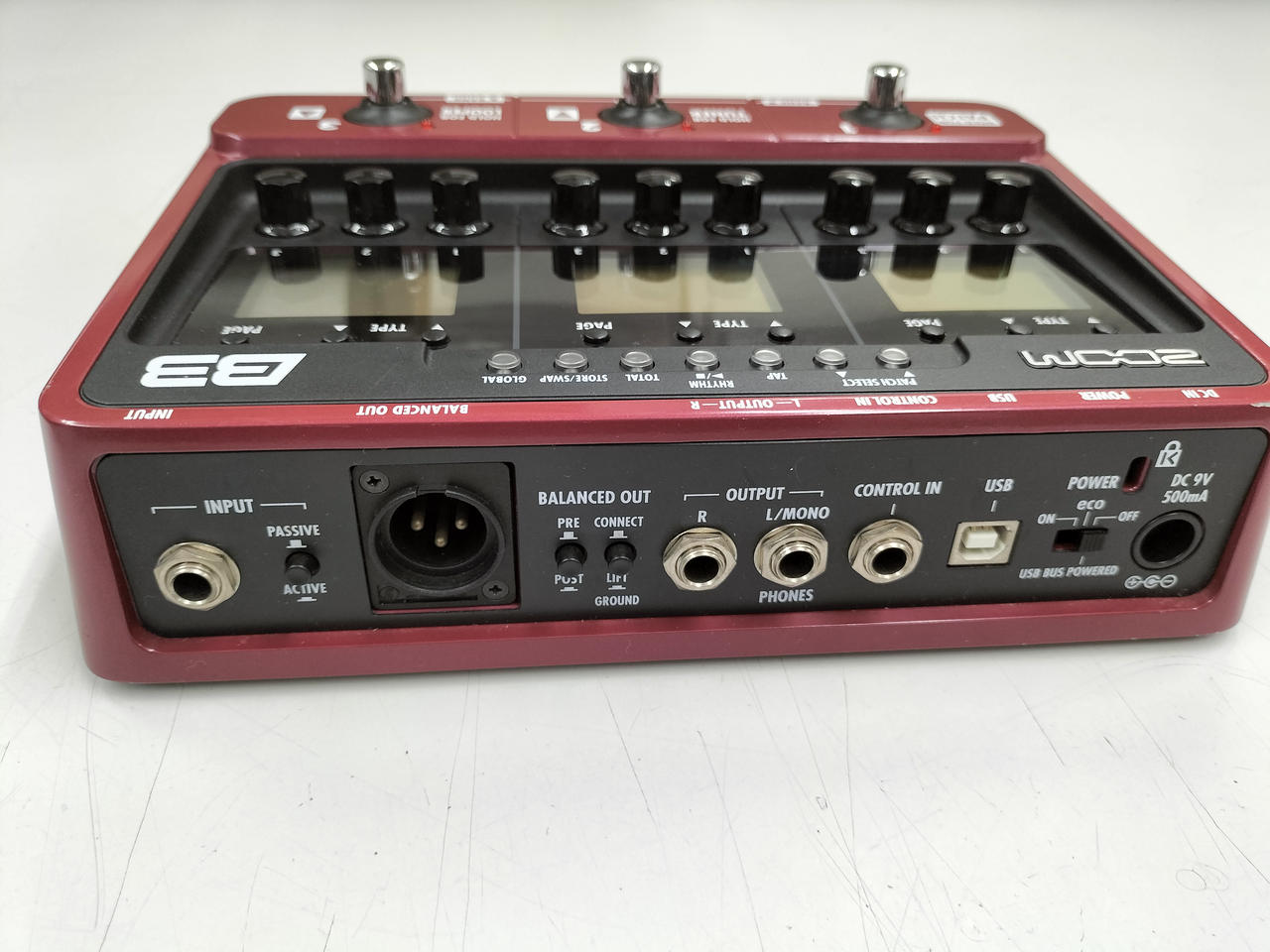 ベース ZOOM B3 B3 Bass Effects & Amp Simulator Pedal | Zoom