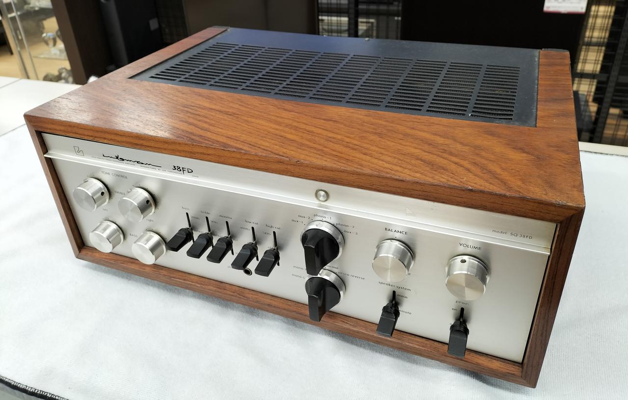 LUXMAN 38FD ジャンク（通電確認のみ） 整備動作品・LUXMAN SQ38FD 市販ケーブル付き SQ38FD LUXMAN