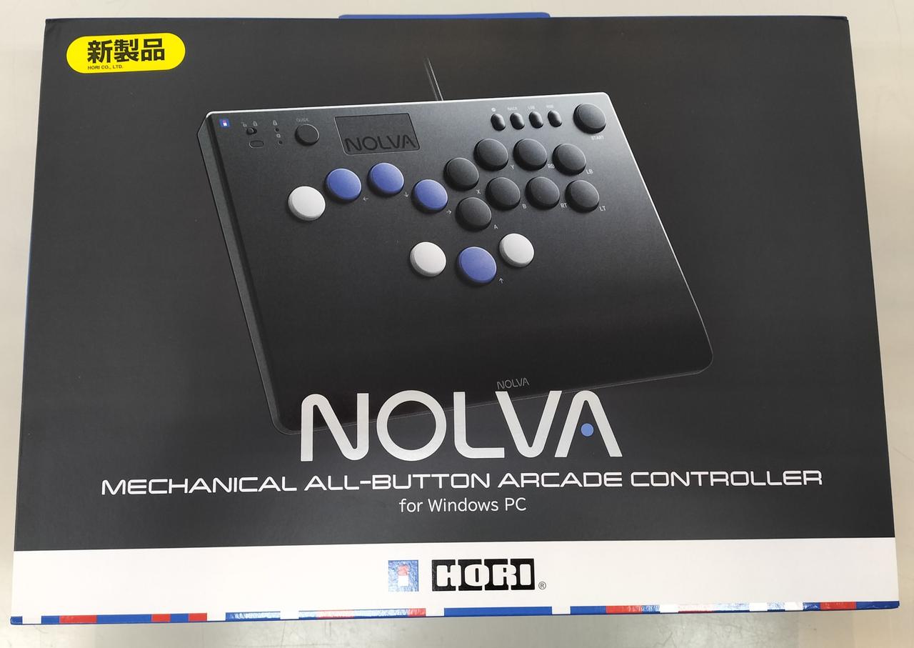 美品 HORI NOLVA レバーレスコントローラー PC用 HPC-082 NOLVA メカニカルコントローラー ホリ レバーレスコントローラー