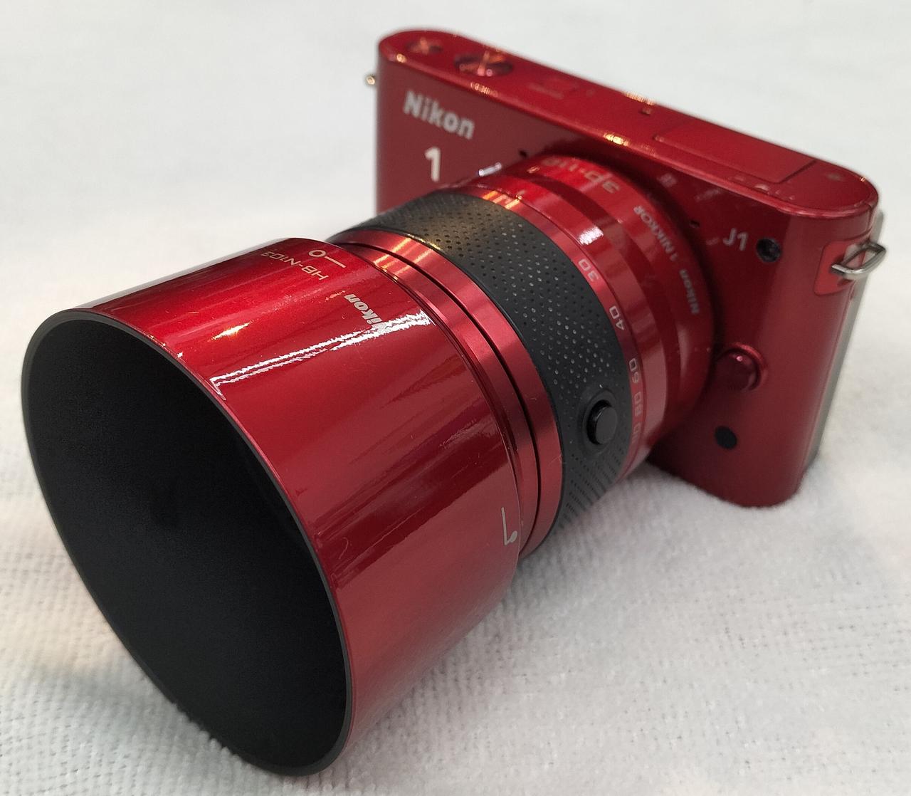 Nikon 1 J1 赤 ミラーレスカメラ ニコンワン ニコン ミラーレス一眼 Nikon 1 J1 レンズキット