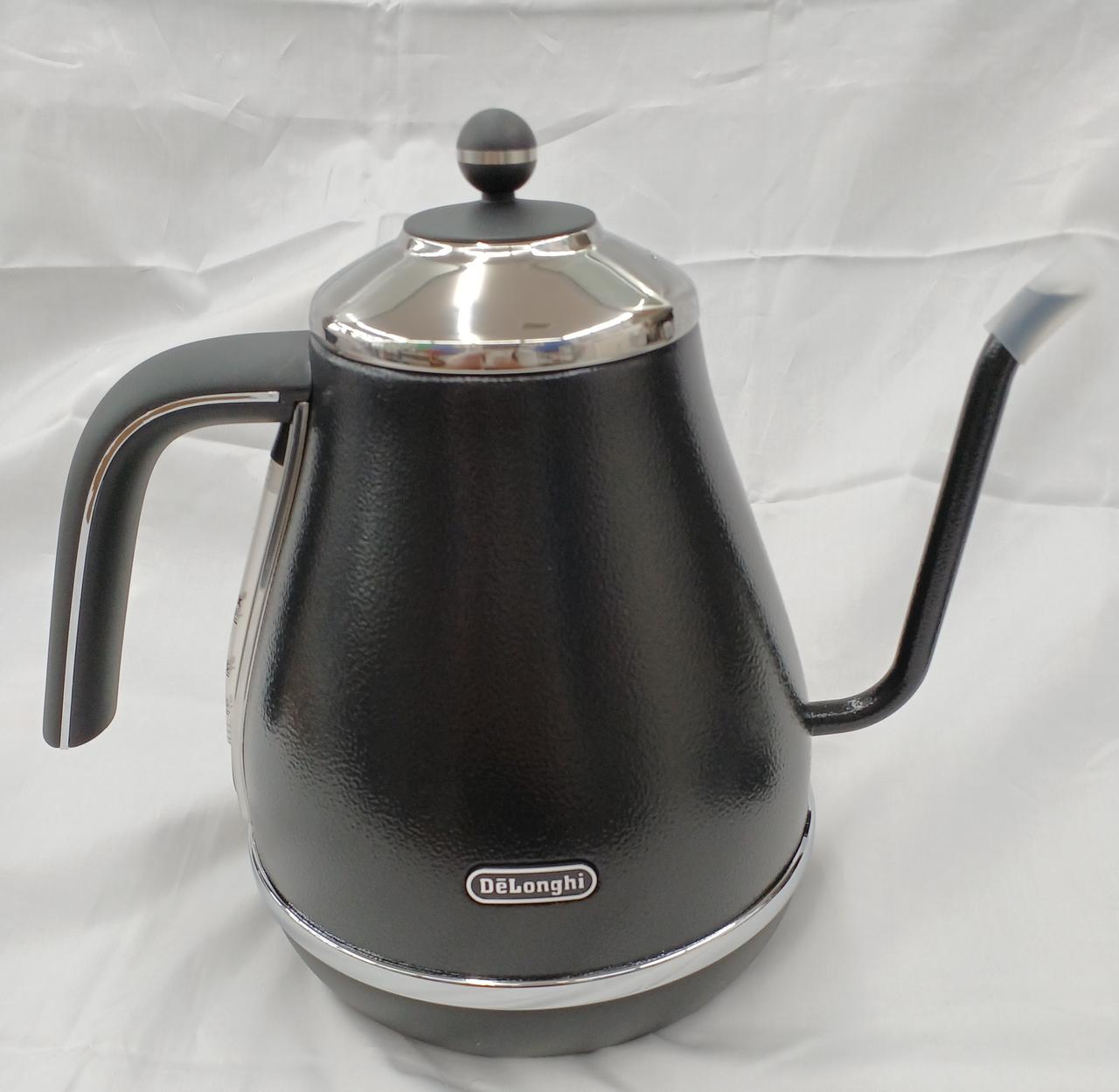 【新品・未使用品】DeLonghiデロンギ　電気カフェケトル デロンギ】電気ケトル 温度設定機能付き 0.8L