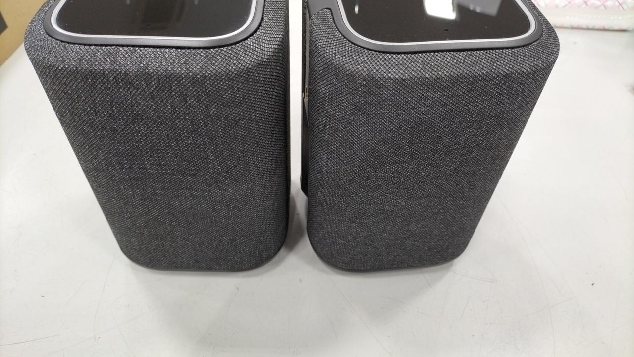 DENON スピーカー 2台セット 黒 デノン、Amazon Music HDも再生できる新ネットワークスピーカー