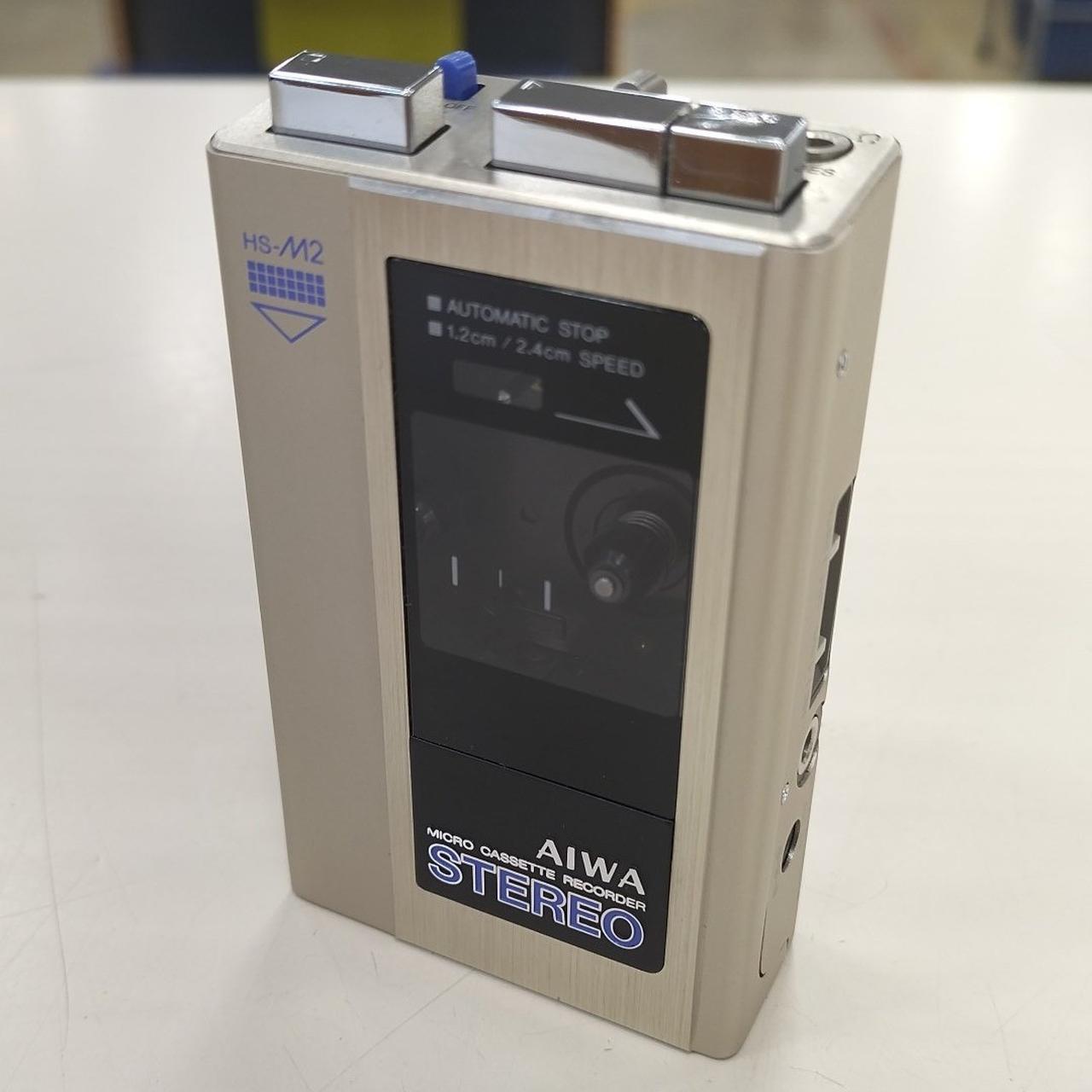 ジャンク品】 AIWA HS-M2 マイクロカセットレコーダー