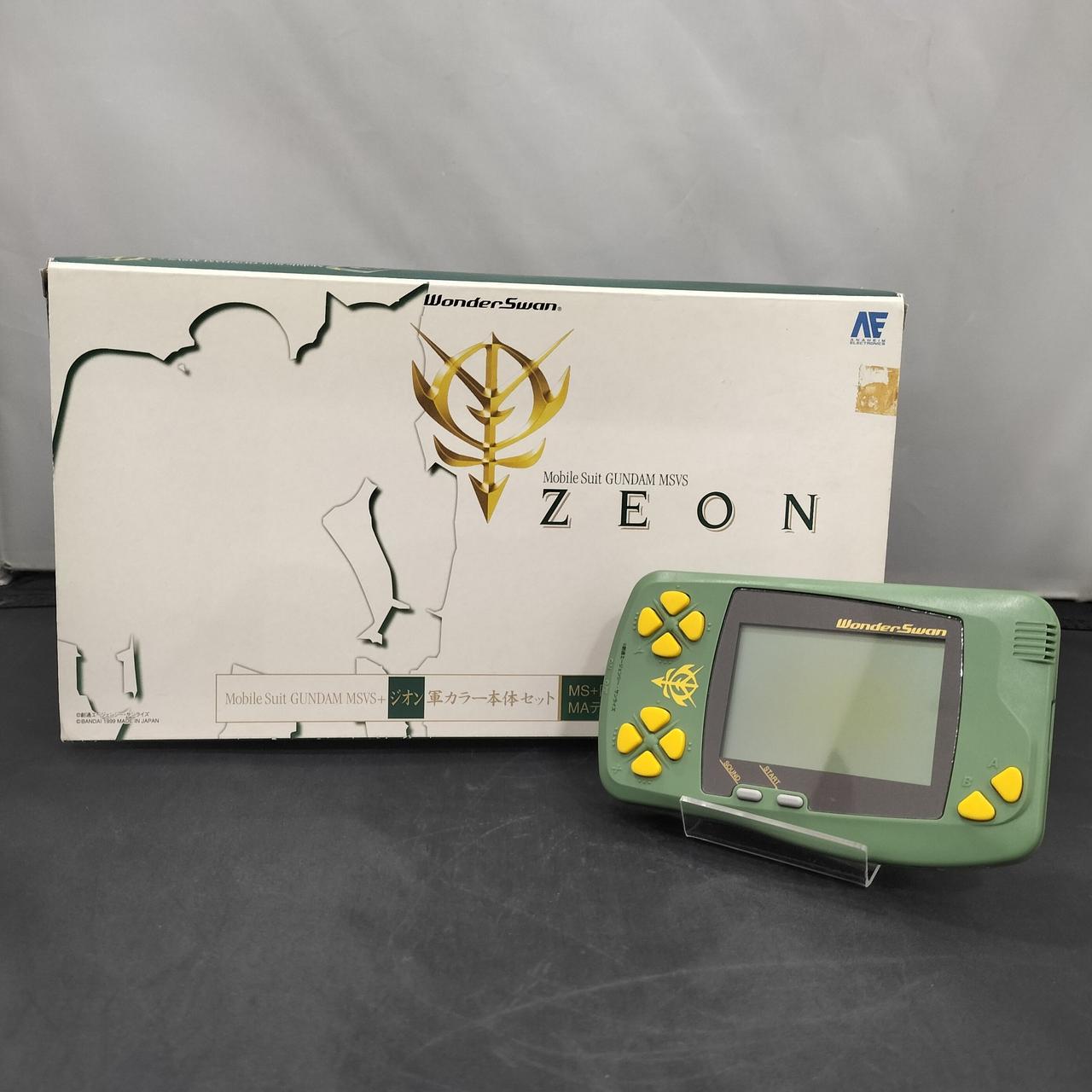 ワンダースワン ジオン軍カラー本体セット 付属品完備 ワンダースワン