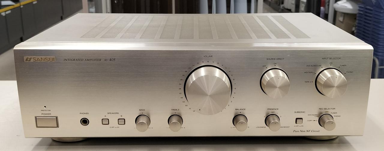 SANSUI AU-405 プリメインアンプ メンテナンス施工済み中古品 サンスイ(SANSUI)|プリメインアンプ|HARDOFFオフモール（オフモ
