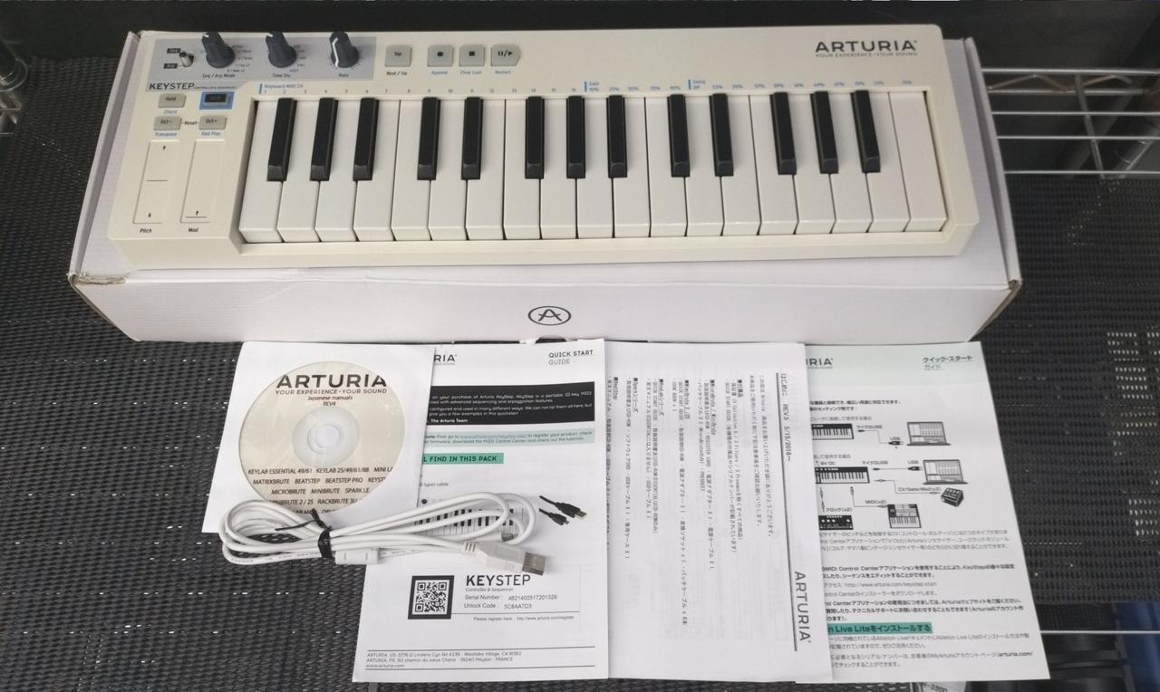 nari　美品　ARTURIA keystep MIDIキーボード　外箱 ARTURIA|MIDIキーボード|HARDOFFオフモール（オフモ
