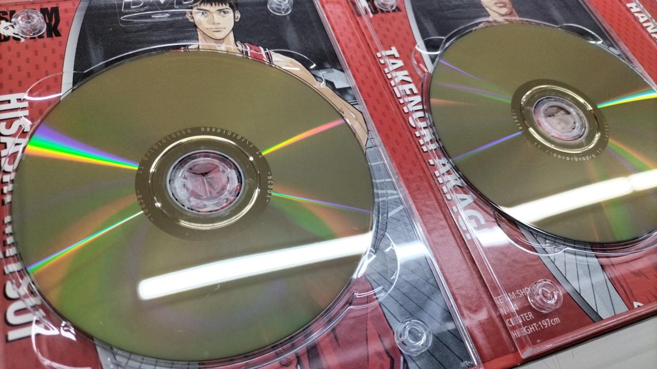 ディスク全体に細かいキズがあります