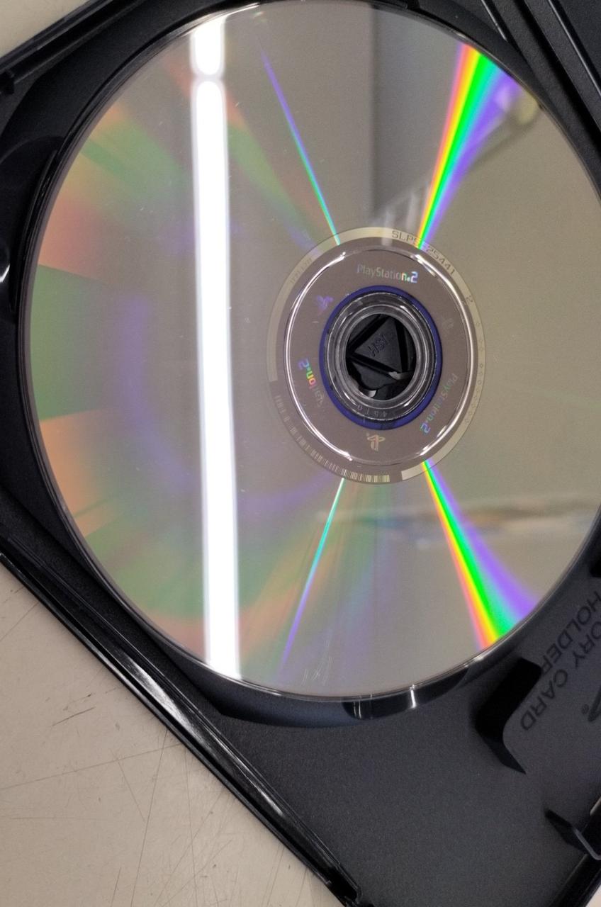 ディスクにキズがあります。