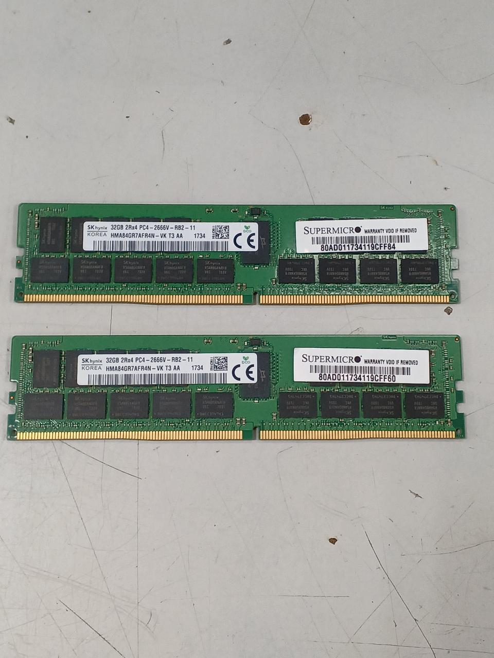 サーバー用メモリSKhynix PC4 32GB2枚セット64GB SKHYNIX|サーバー用メモリ 32GB×2(合計64GB)|【ハードオフ公式通販