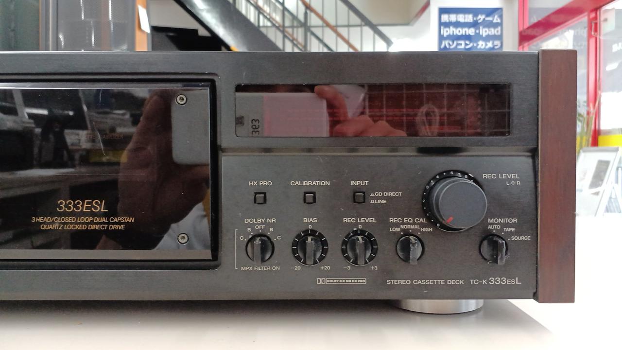 ソニーカセットデッキ TC-K333ESLジャンク ソニーカセットデッキ TC-K333ESLジャンク SONY|カセットデッキ