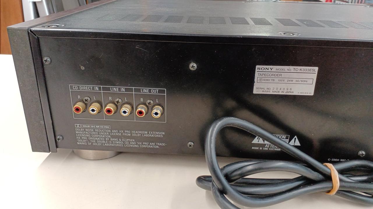 ソニーカセットデッキ TC-K333ESLジャンク SONY|カセットデッキ【ジャンク品】|HARDOFFオフモール（オフモ