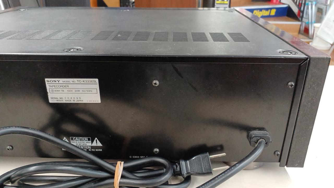 ソニーカセットデッキ TC-K333ESLジャンク Yahoo!オークション - SONY ソニー 3ヘッドカセットデッキ TC