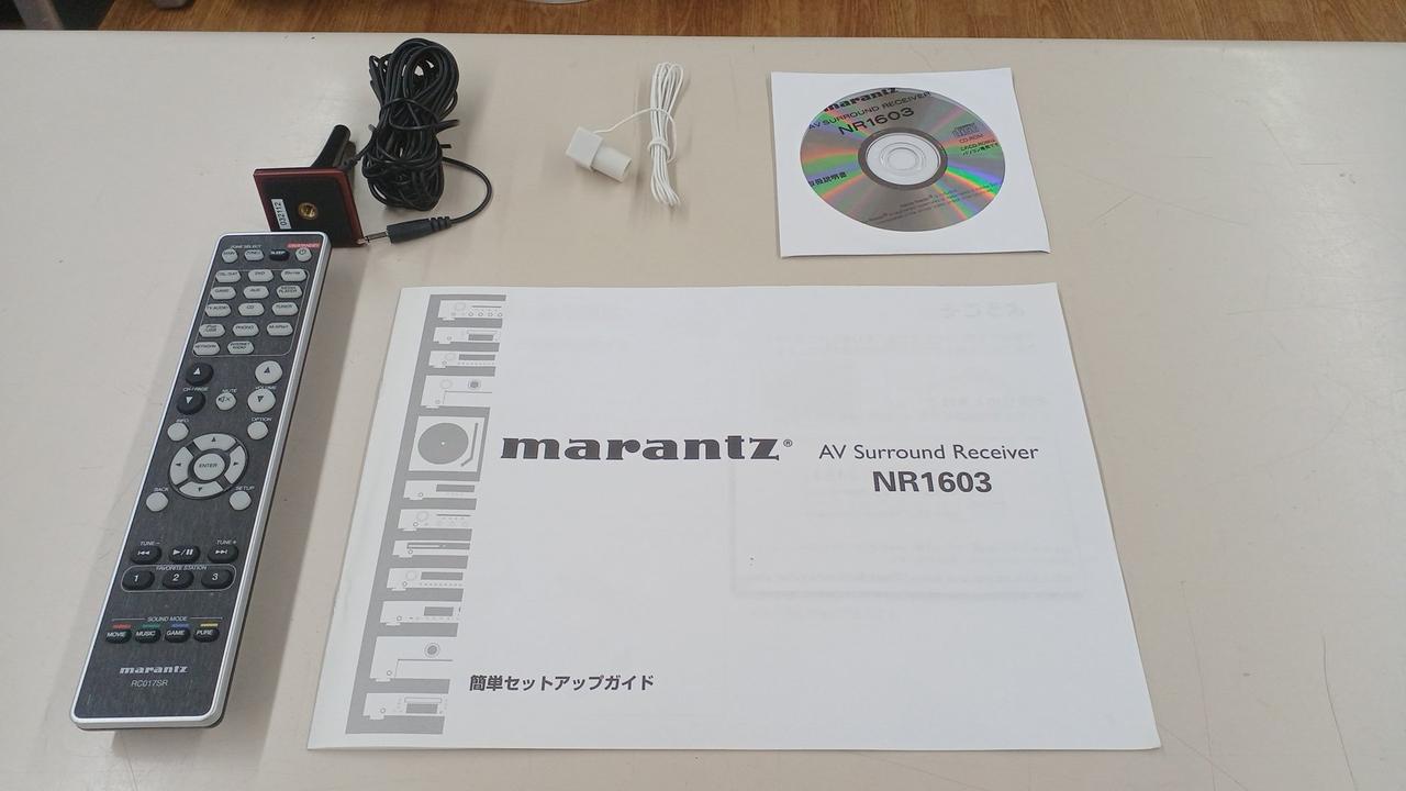 【美品】marantz AVアンプ NR1603 リモコン新品 Amazon | RC017SR リモコン交換用 Marantz AVサラウンド