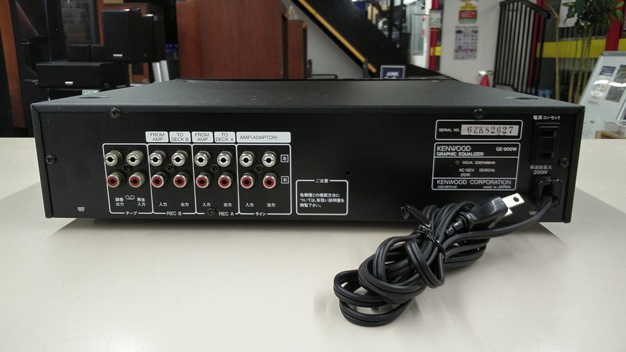 KENWOOD GE-900W セット KENWOOD GE-900W セット グラフィックイコライザー ケンウッド GE-900W