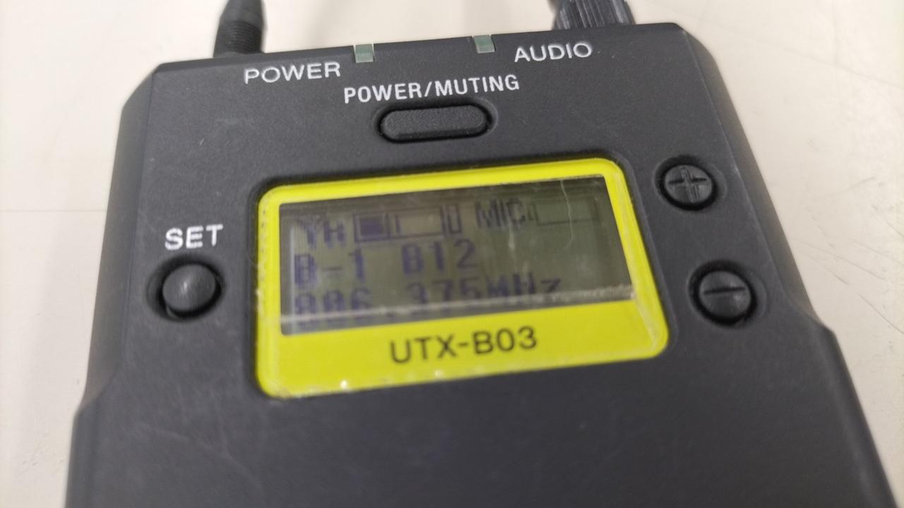 SONY UTX-B03 オーディオトランスミッター Amazon.co.jp: ボディーパックトランスミッター UTX-B03 : 楽器