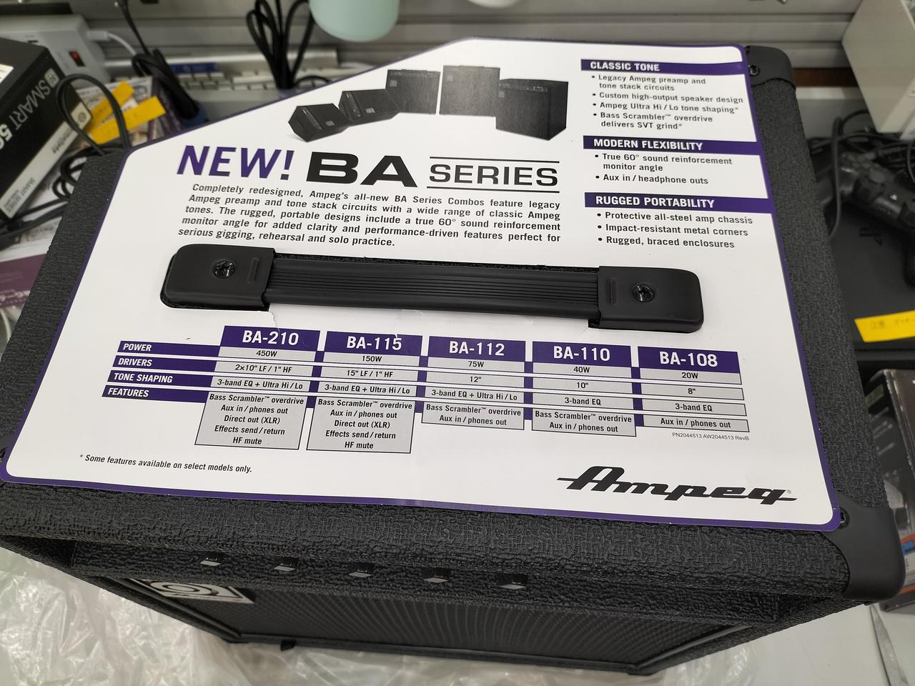 Anpeg BA-108 V2　ベース アンプ アンペグ Ampeg BA-108 V2 <アンペグ>｜平野楽器 ロッキン オンラインストア
