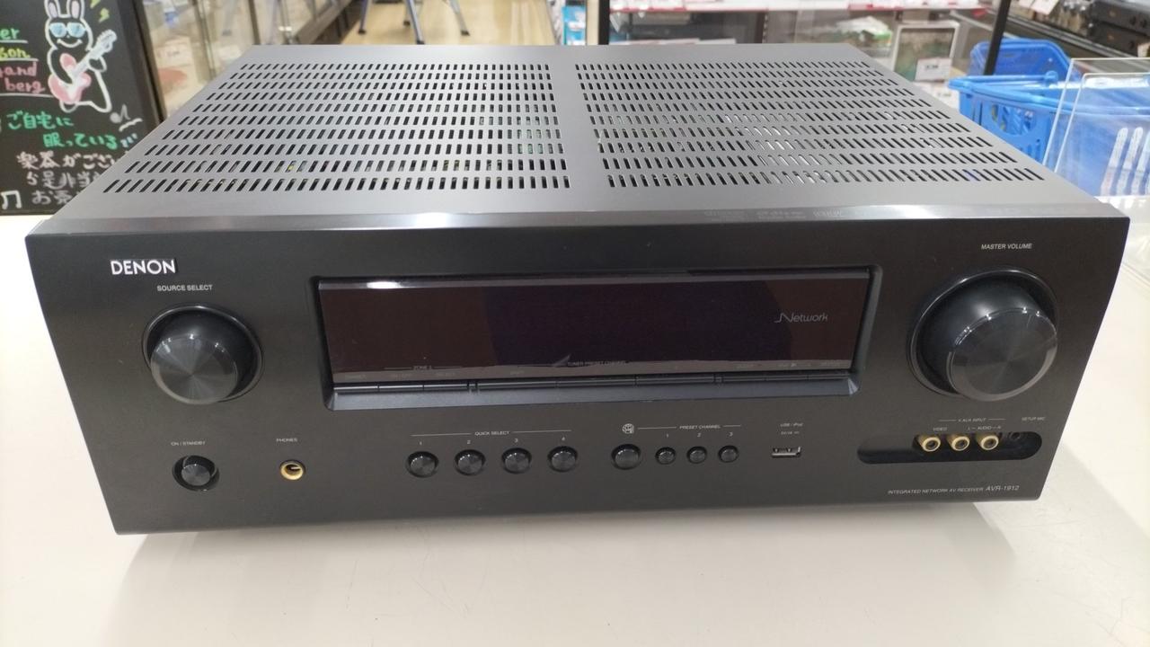 AVアンプ DENONデノン デノン、一体型AVアンプフラッグシップの黒モデル
