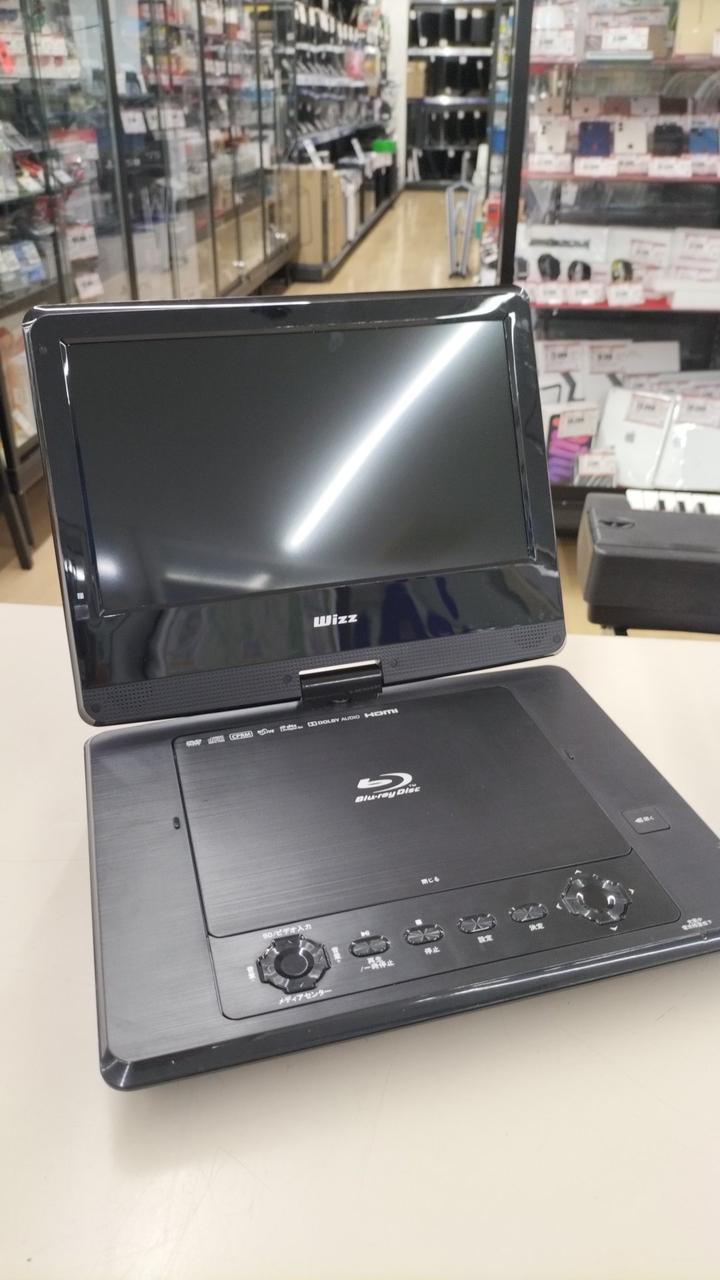 Wizz ポータブルブルーレイプレーヤー（箱あり） 在庫僅少 ダイニチ電子 Wizz 10.1インチ ポータブルブルーレイ