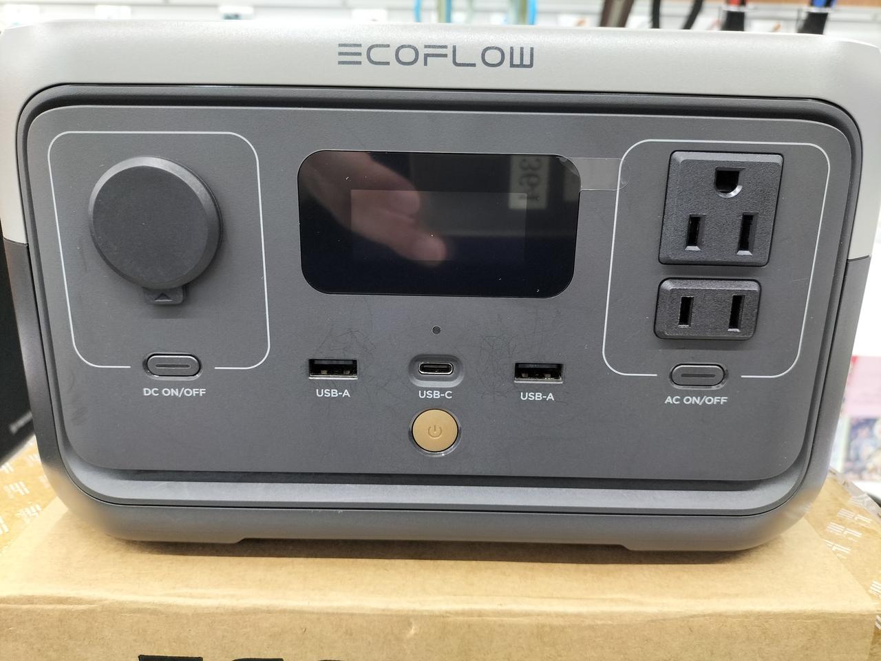 発電機・ポータブル電源 ECOFLOW 600 EcoFlow ZMR600-JP ポータブル電源RIVER2(256Wh) ウエダ金物