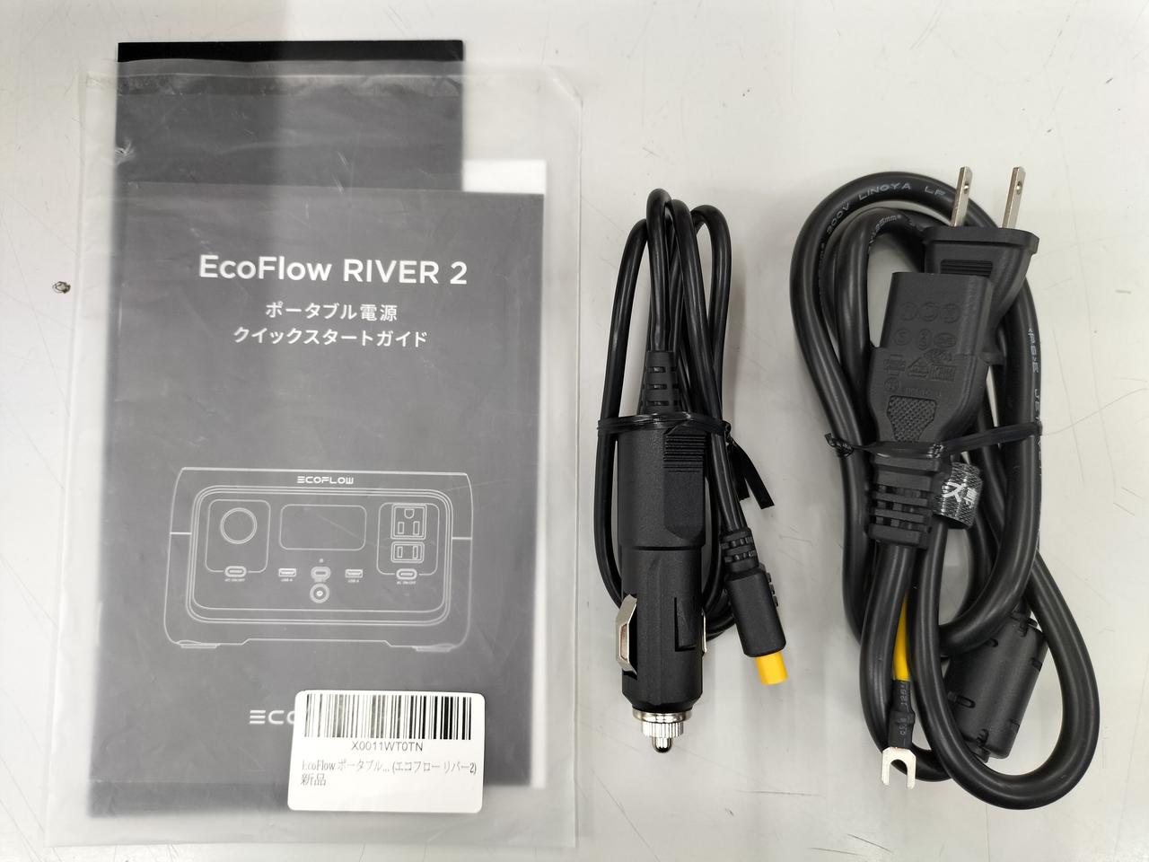 【新品・未開封】エコフロー EcoFlow ZMR600-JP ポータブル電源 EcoFlow ZMR600-JP ポータブル電源RIVER2(256Wh) ウエダ金物