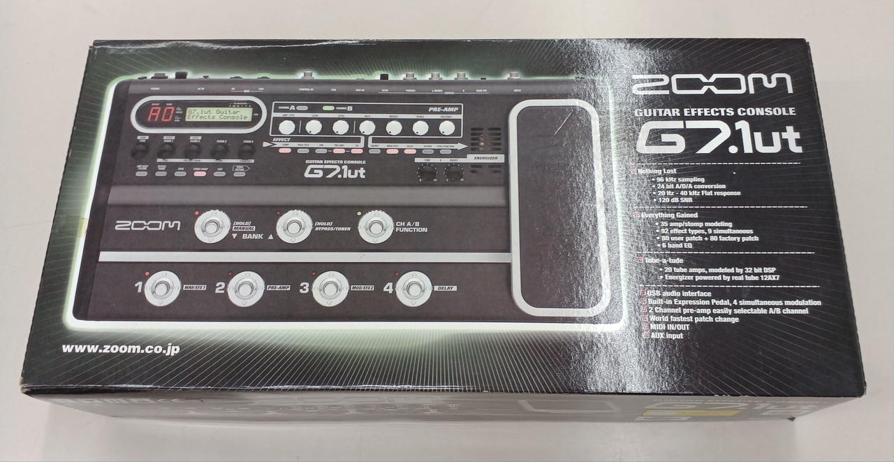 テレキャス fender パーツ多数 zoom G7 マルチエフェクターセット Amazon | ZOOM ギターエフェクツコンソール G7.1ut