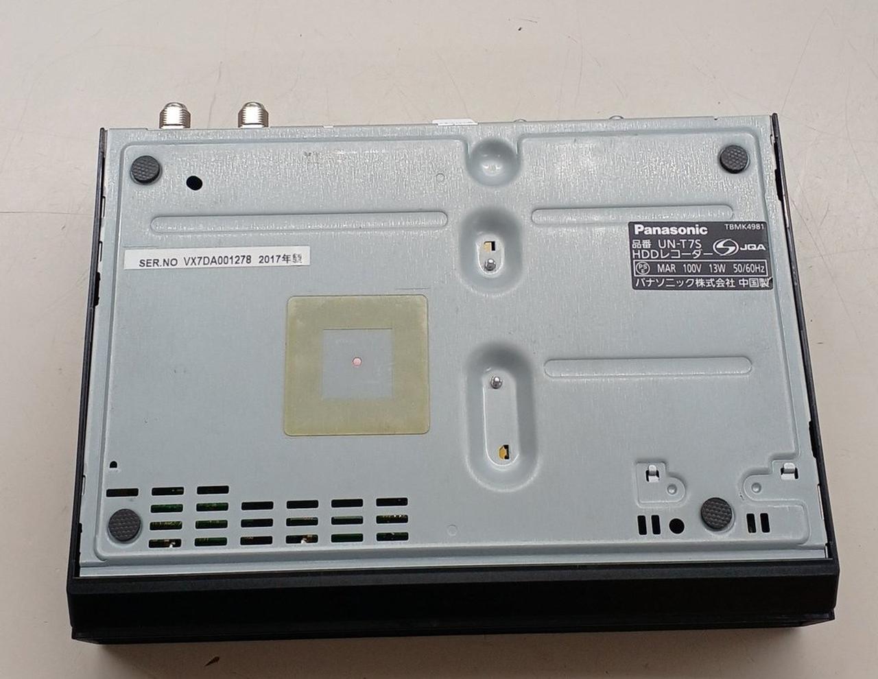 Panasonic UN-10T7-K 500GB HDDレコーダー付 UN-10T7-K・パナソニック